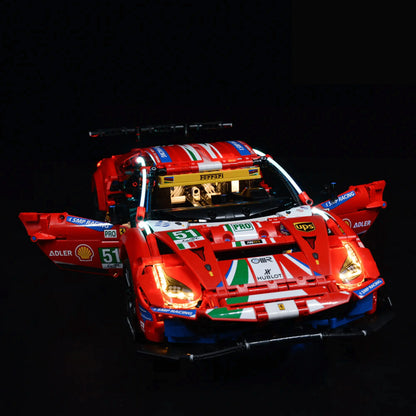 Ferrari 488 GTE (1677 pçs) OFF - Brics Craft