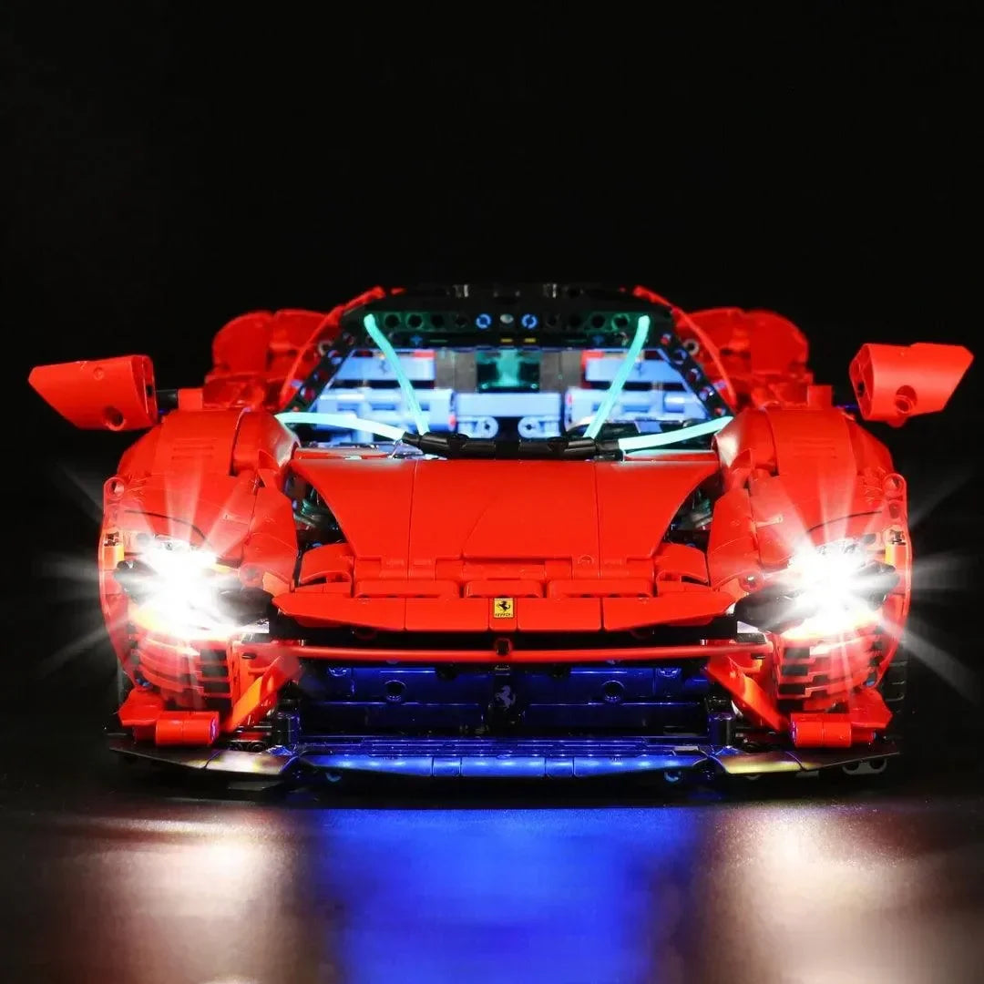Ferrari Daytona SP3 Vermelha (3778 peças) - Brics Craft