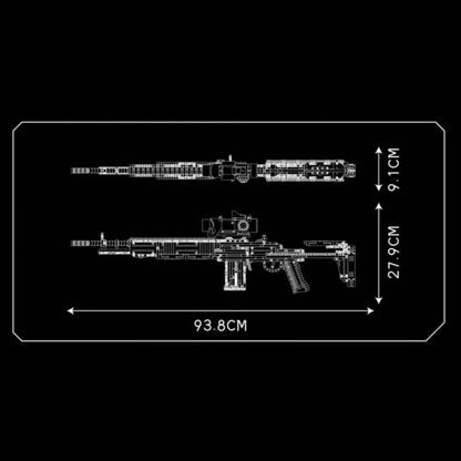 Rifle Tático MK14 EBR (1656 peças)