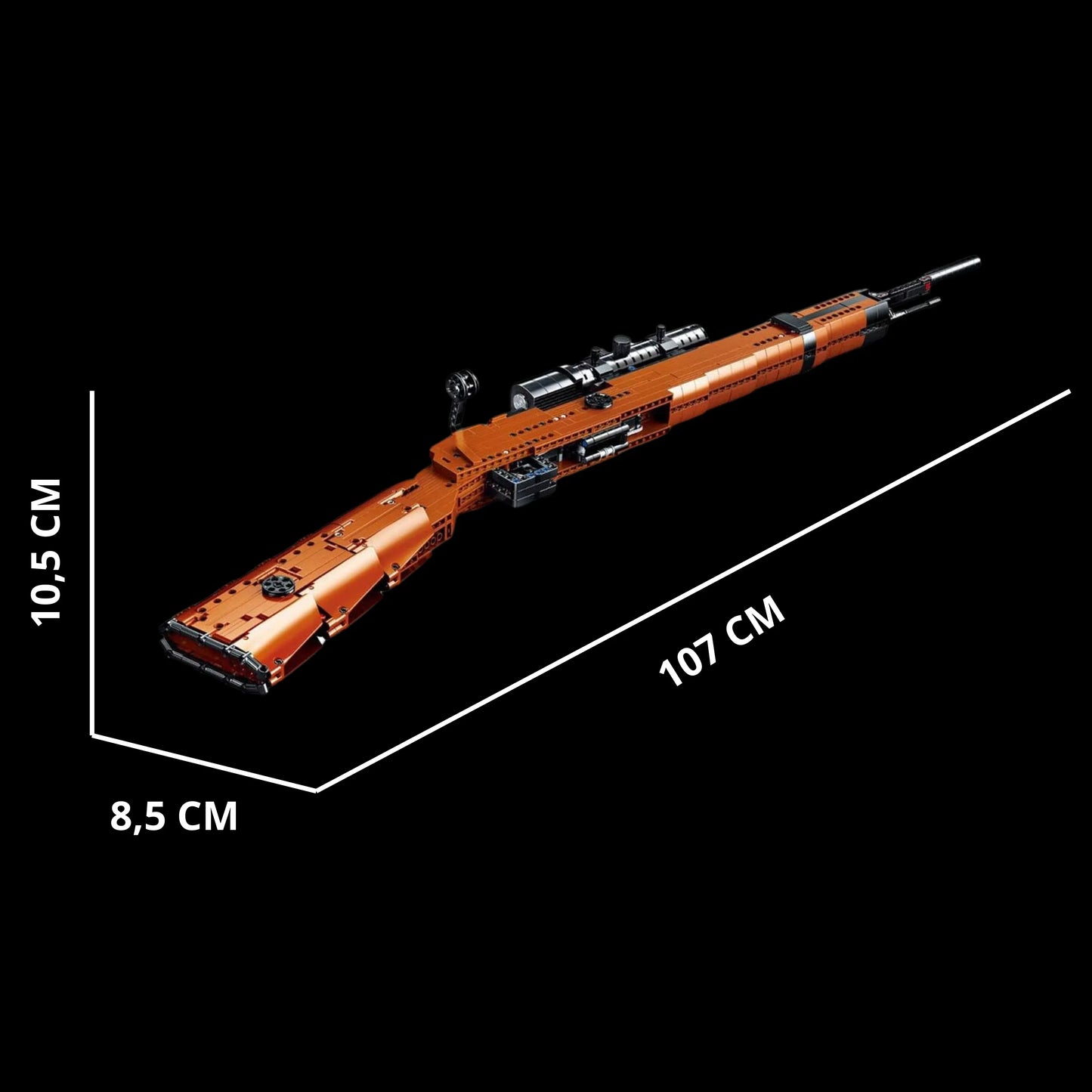 Carabina Rifle 98K (1025 Peças)
