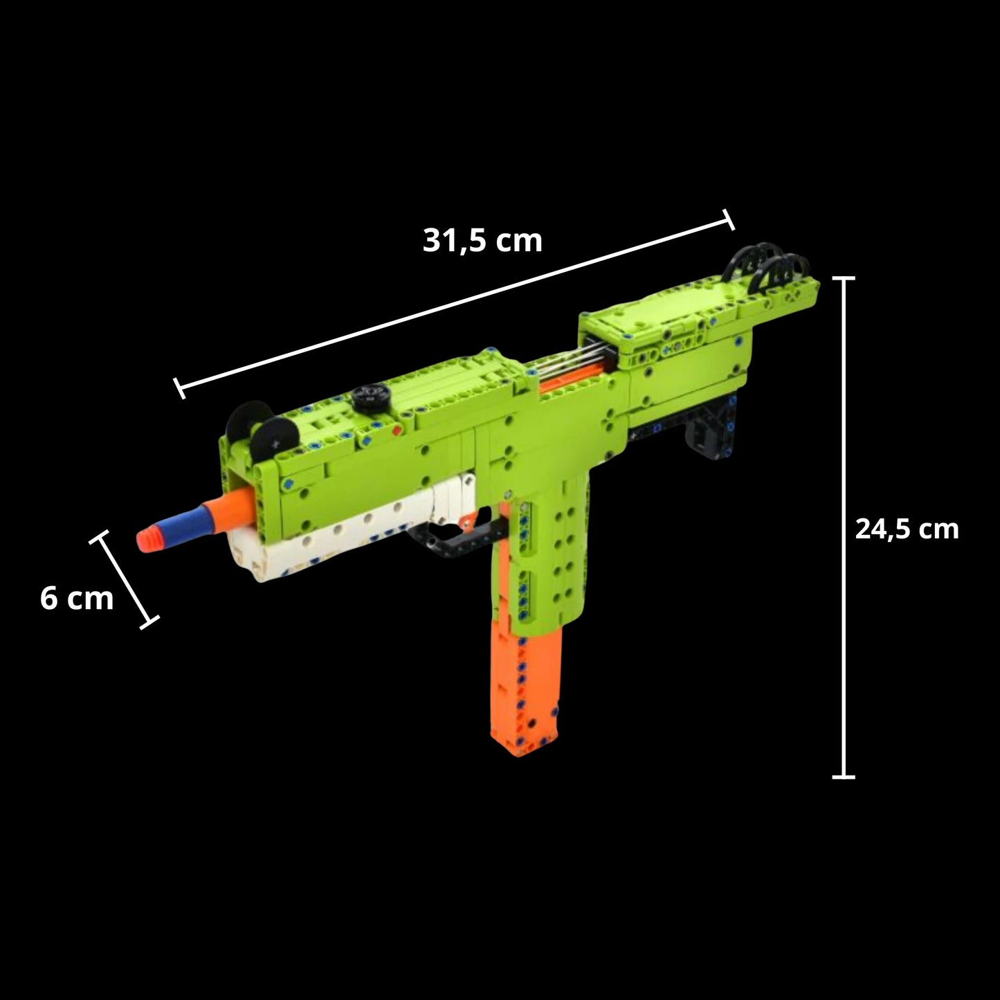 Mini UZI SMG (398 peças)