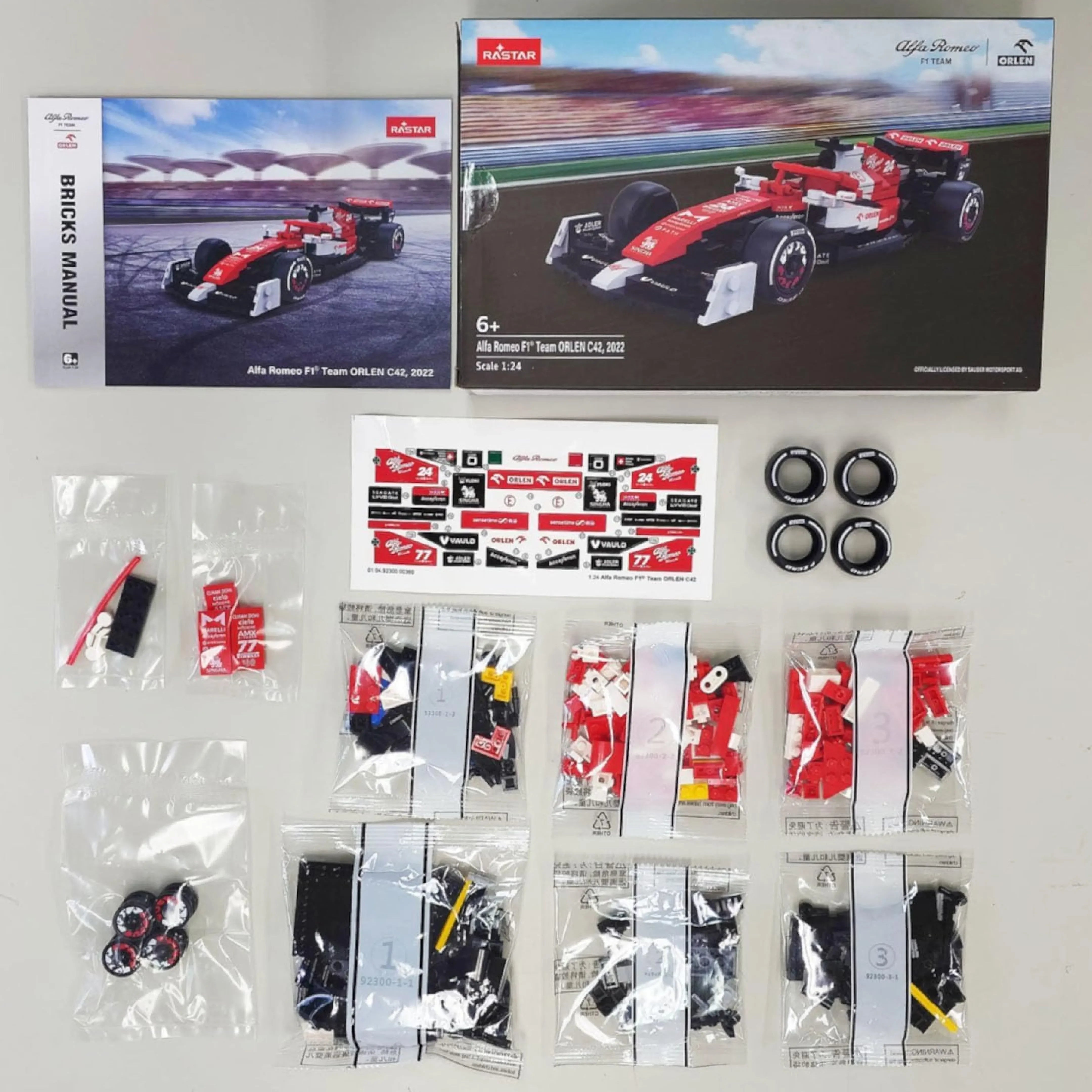 Fórmula 1 - Alfa Romeo C42 (340 peças) – Brics Craft