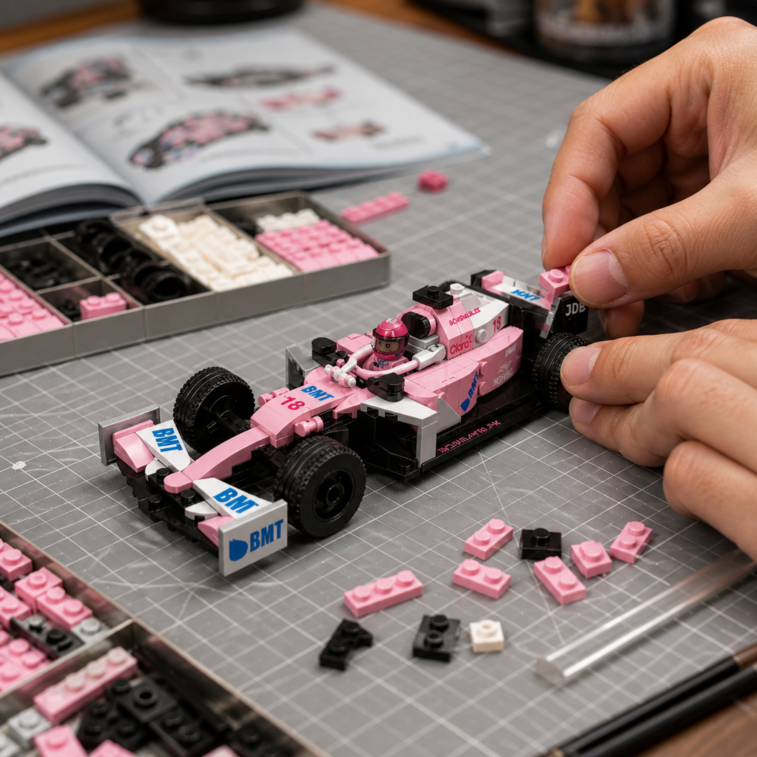 Fórmula 1 - VJM 10 Rosa (216 peças)