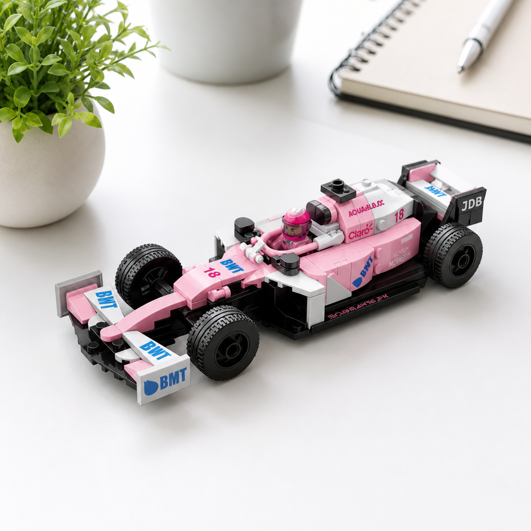 Fórmula 1 - VJM 10 Rosa (216 peças)
