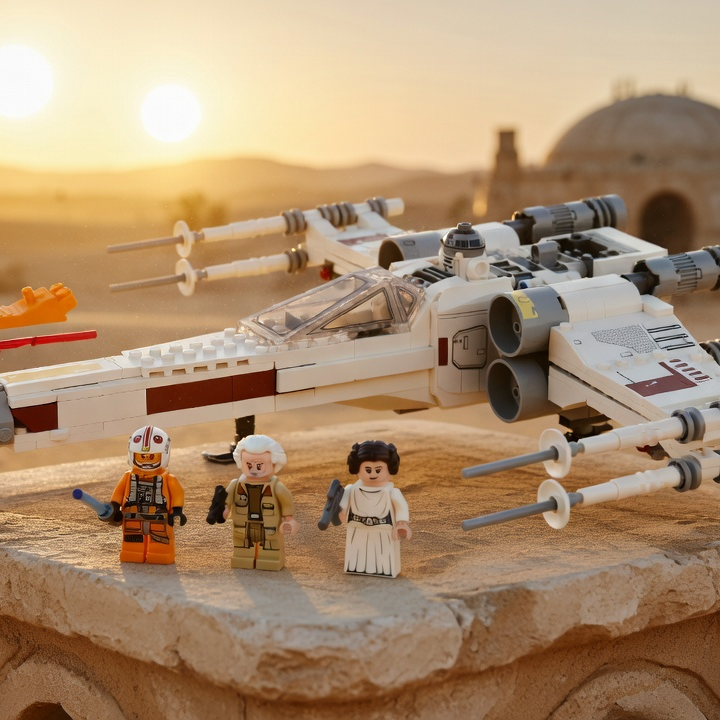 Star Wars - Caça-Estelar X-Wing (474 peças)