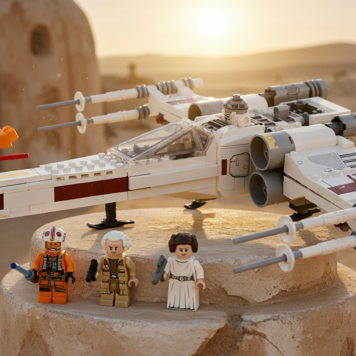 Star Wars - Caça-Estelar X-Wing (474 peças)