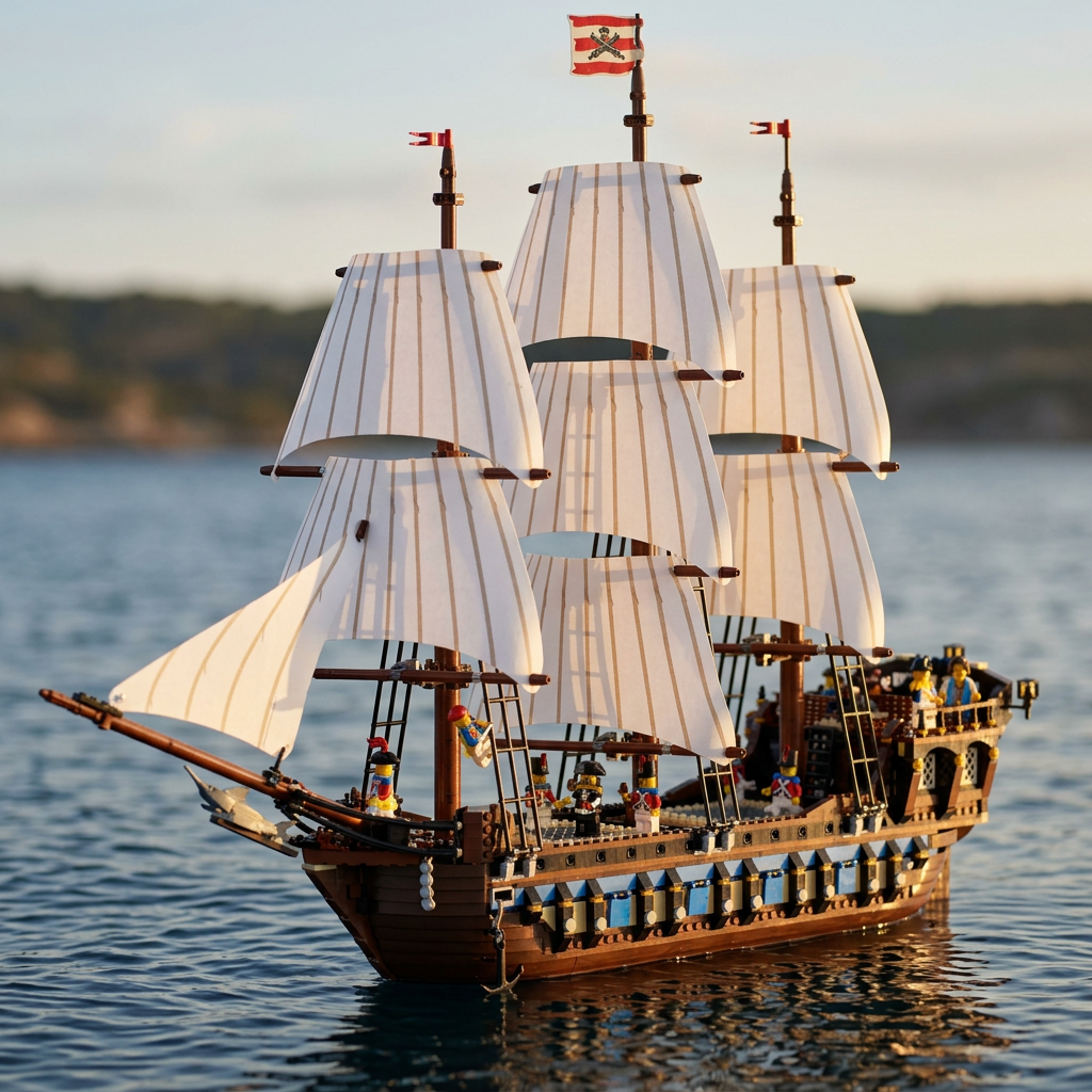 Navio Imperial do Caribe (1664 peças)