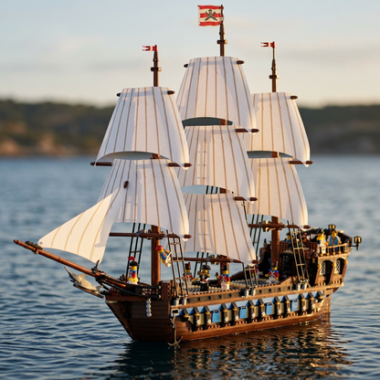 Navio Imperial do Caribe (1664 peças)