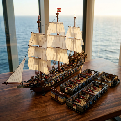 Navio Imperial do Caribe (1664 peças)