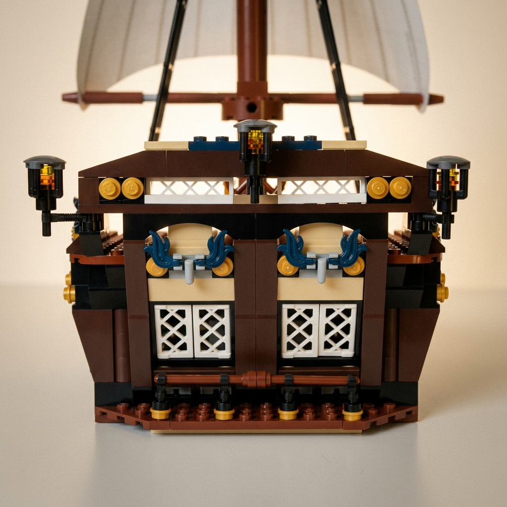 Navio Imperial do Caribe (1664 peças)