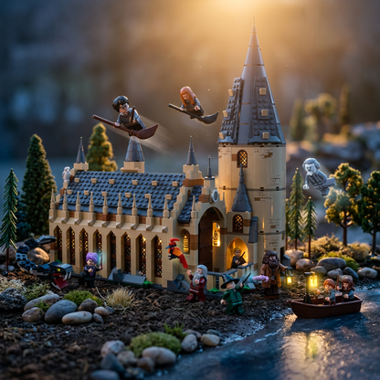 O Grande Salão de Hogwarts (878 peças)