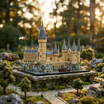 O Castelo e os Campos de Hogwarts (2660 peças)