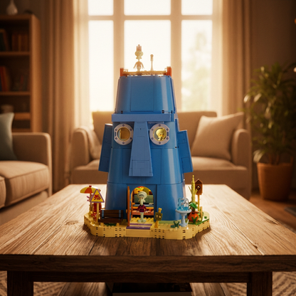 Bob Esponja - Casa da Pedra dos Tentáculos (1655 peças)