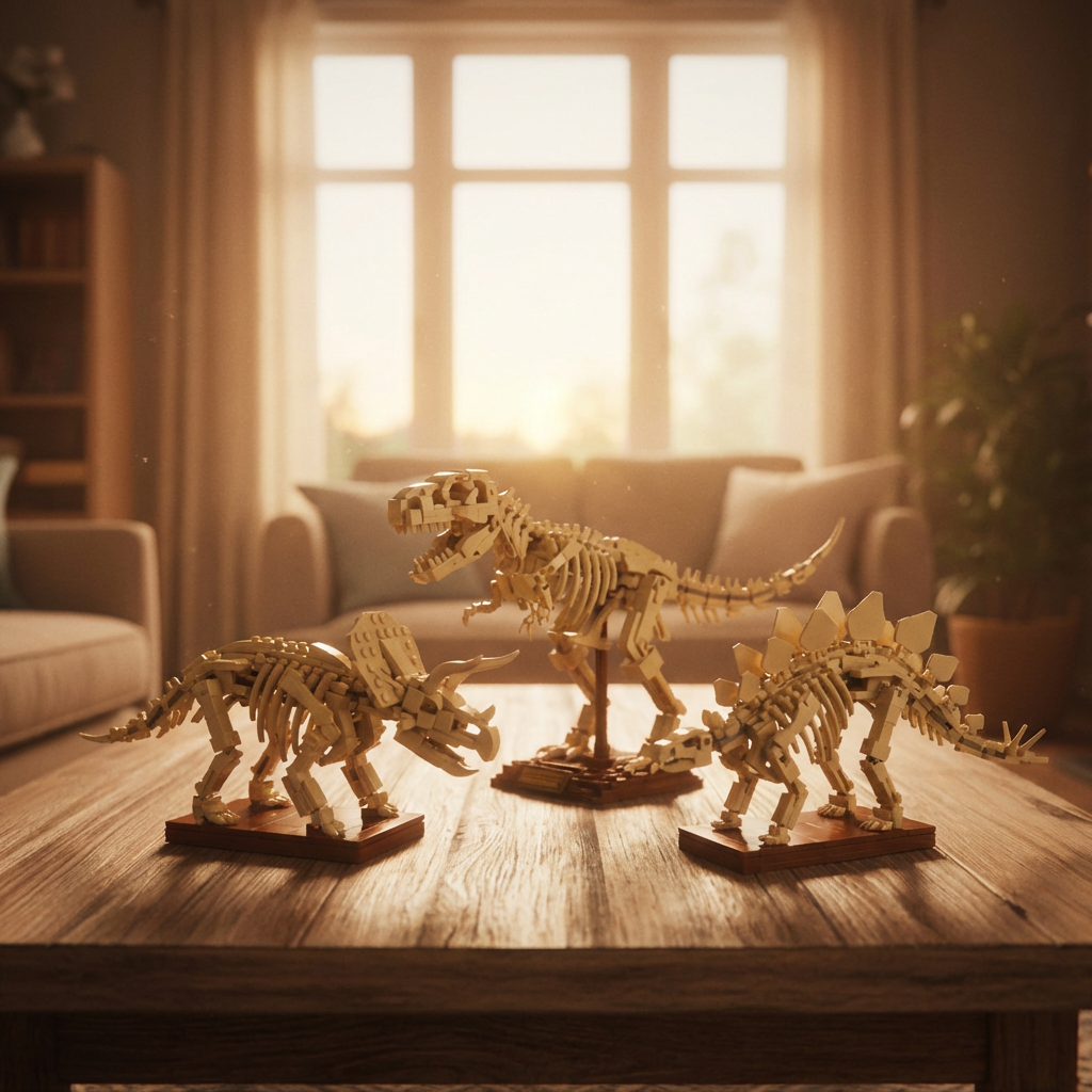 Dinossauros - Esqueletos 3 em 1 (825 peças)
