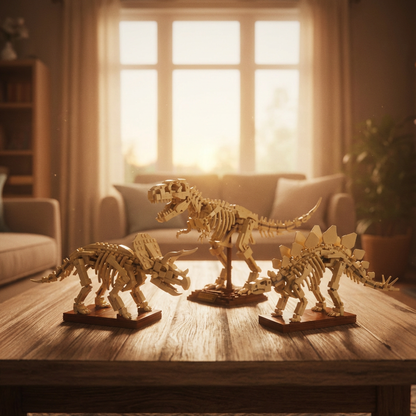Dinossauros - Esqueletos 3 em 1 (825 peças)