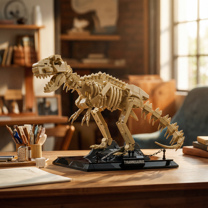 Esqueleto - Tiranossauro Rex (826 peças)