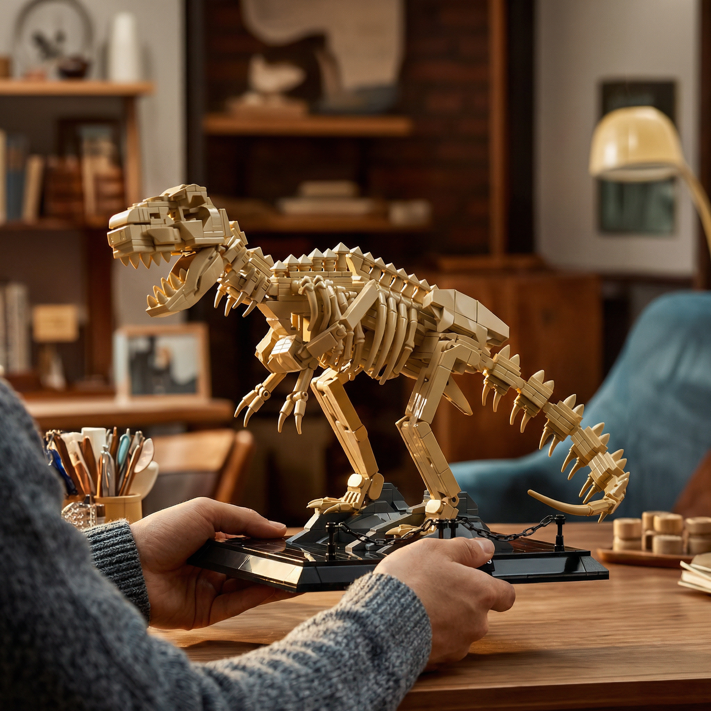 Esqueleto - Tiranossauro Rex (826 peças)