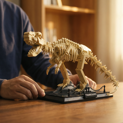 Esqueleto - Tiranossauro Rex (826 peças)
