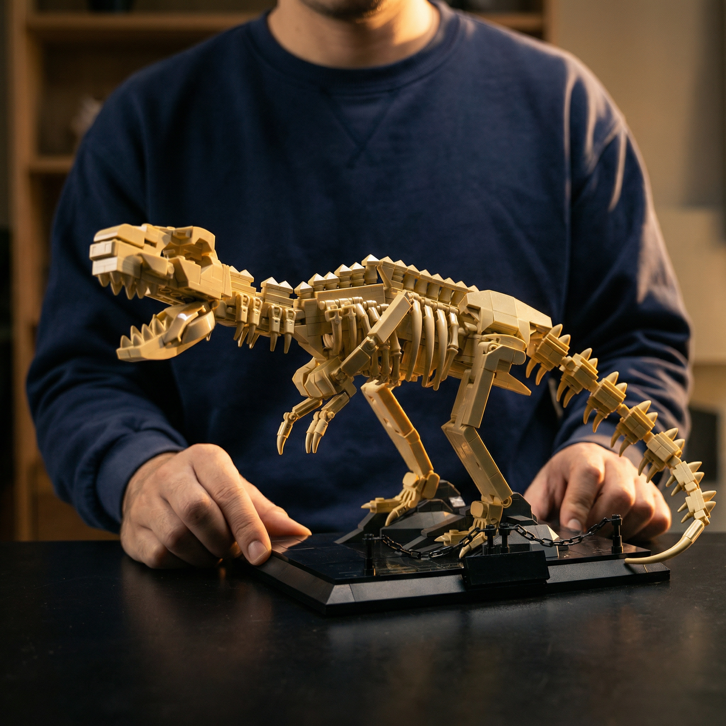 Esqueleto - Tiranossauro Rex (826 peças)