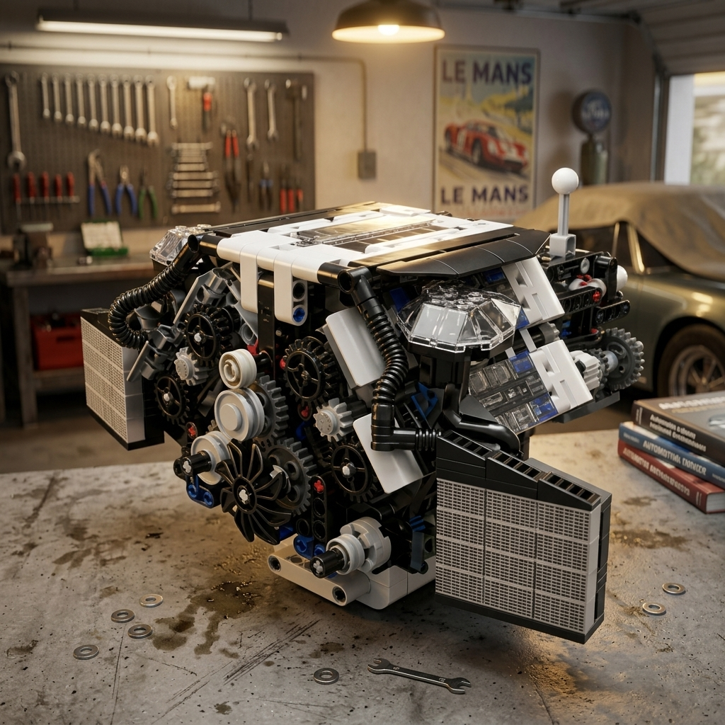 Motor W12 Twin Turbo (871 peças)