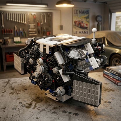 Motor W12 Twin Turbo (871 peças)