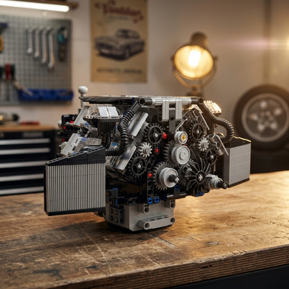 Motor W12 Twin Turbo (871 peças)