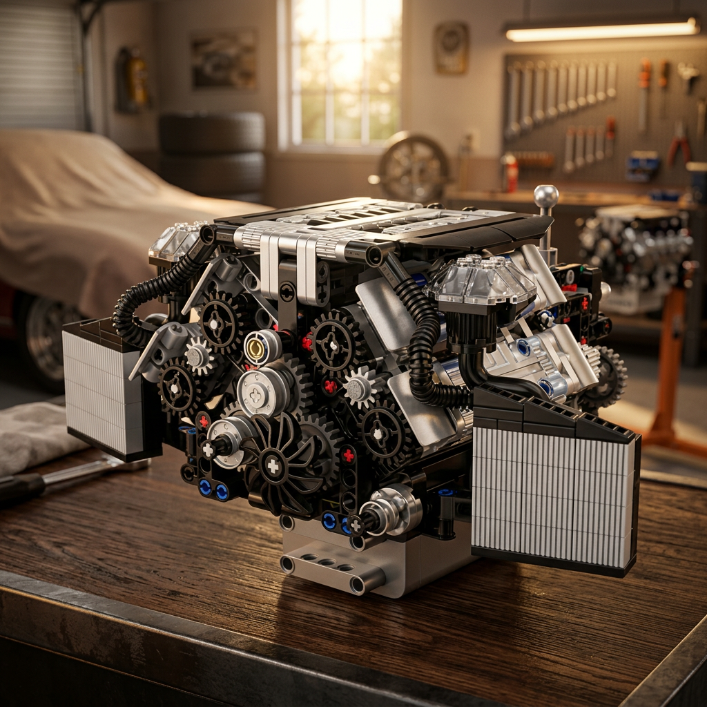 Motor W12 Twin Turbo (871 peças)