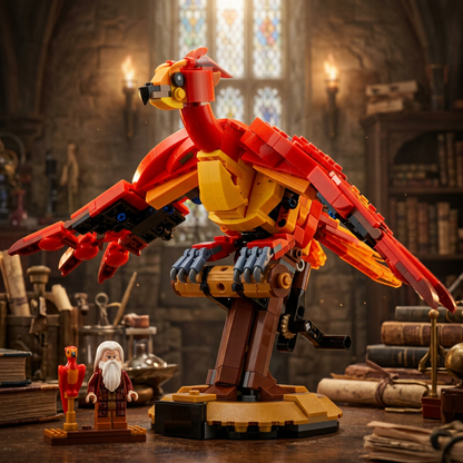 Fawkes - A Fénix de Dumbledore (597 peças)