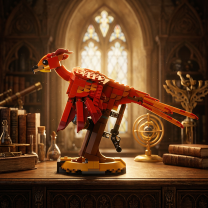 Fawkes - A Fénix de Dumbledore (597 peças)