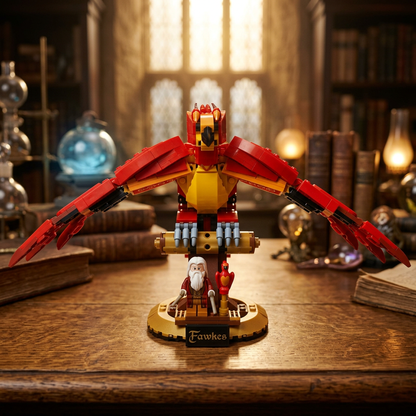 Fawkes - A Fénix de Dumbledore (597 peças)