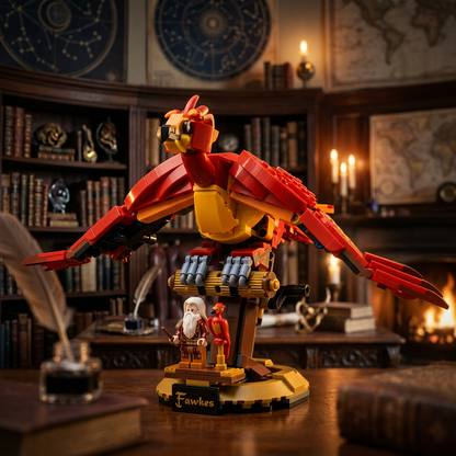 Fawkes - A Fénix de Dumbledore (597 peças)