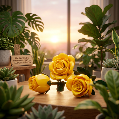 Buquê Raios de Sol Dourado (496 peças)