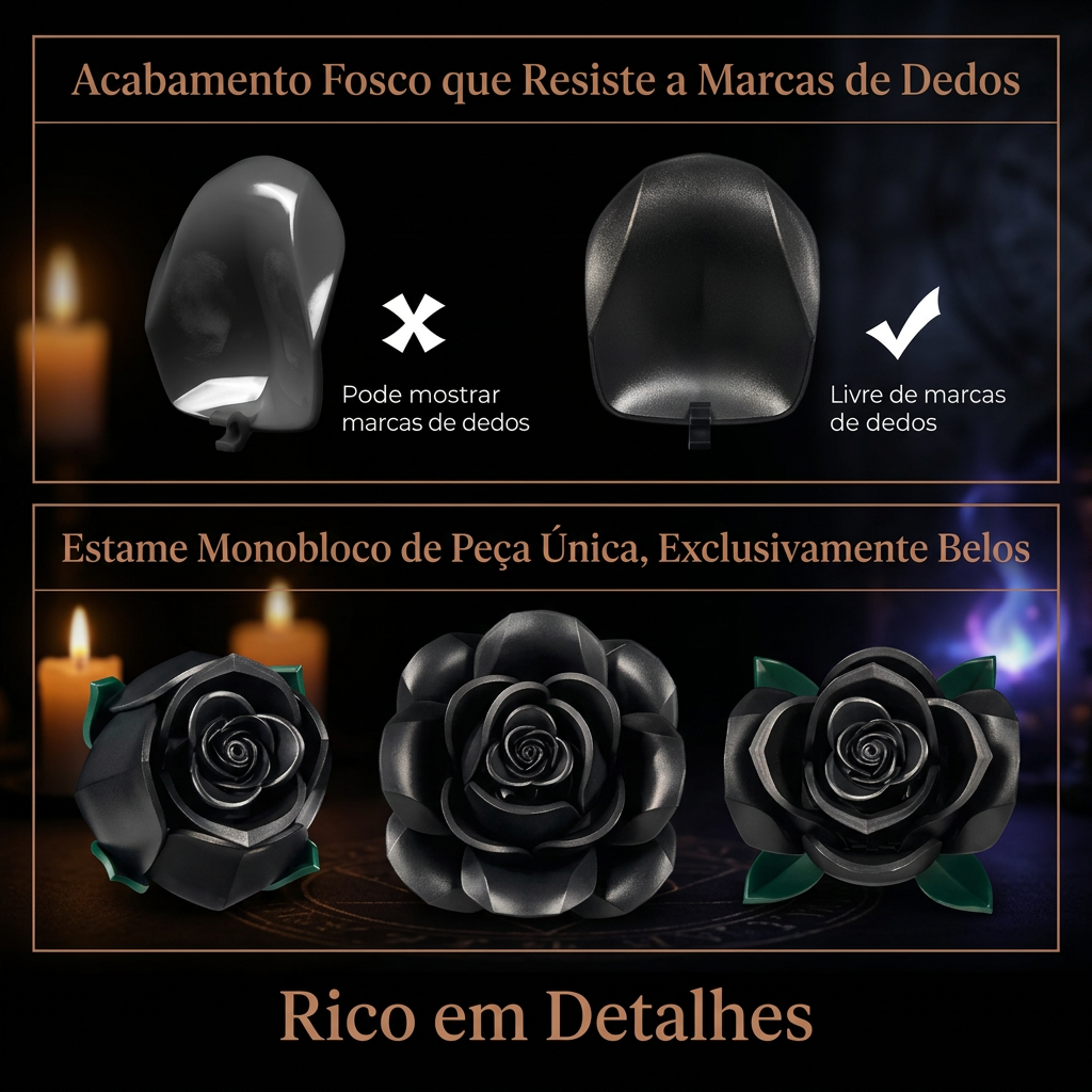 Buquê de Rosas Negras (784 peças)