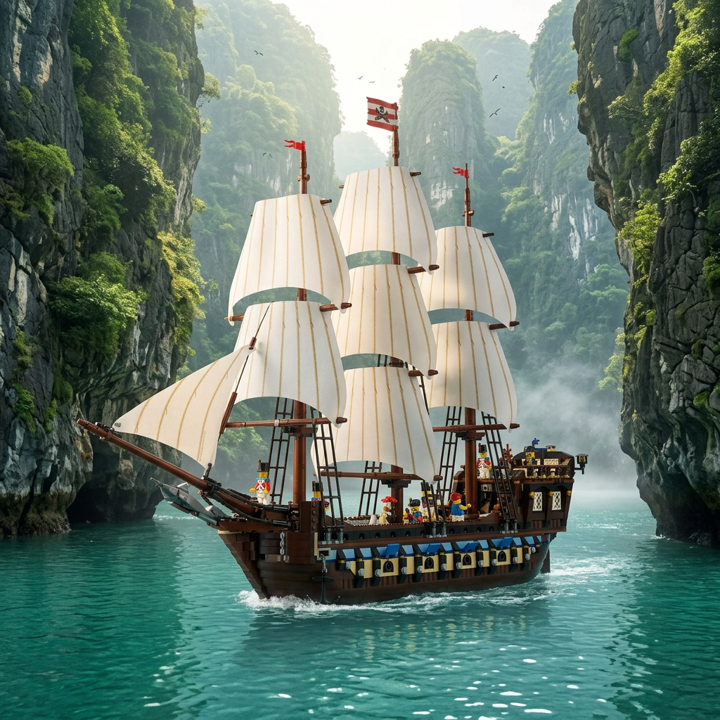 Navio Imperial do Caribe (1664 peças)