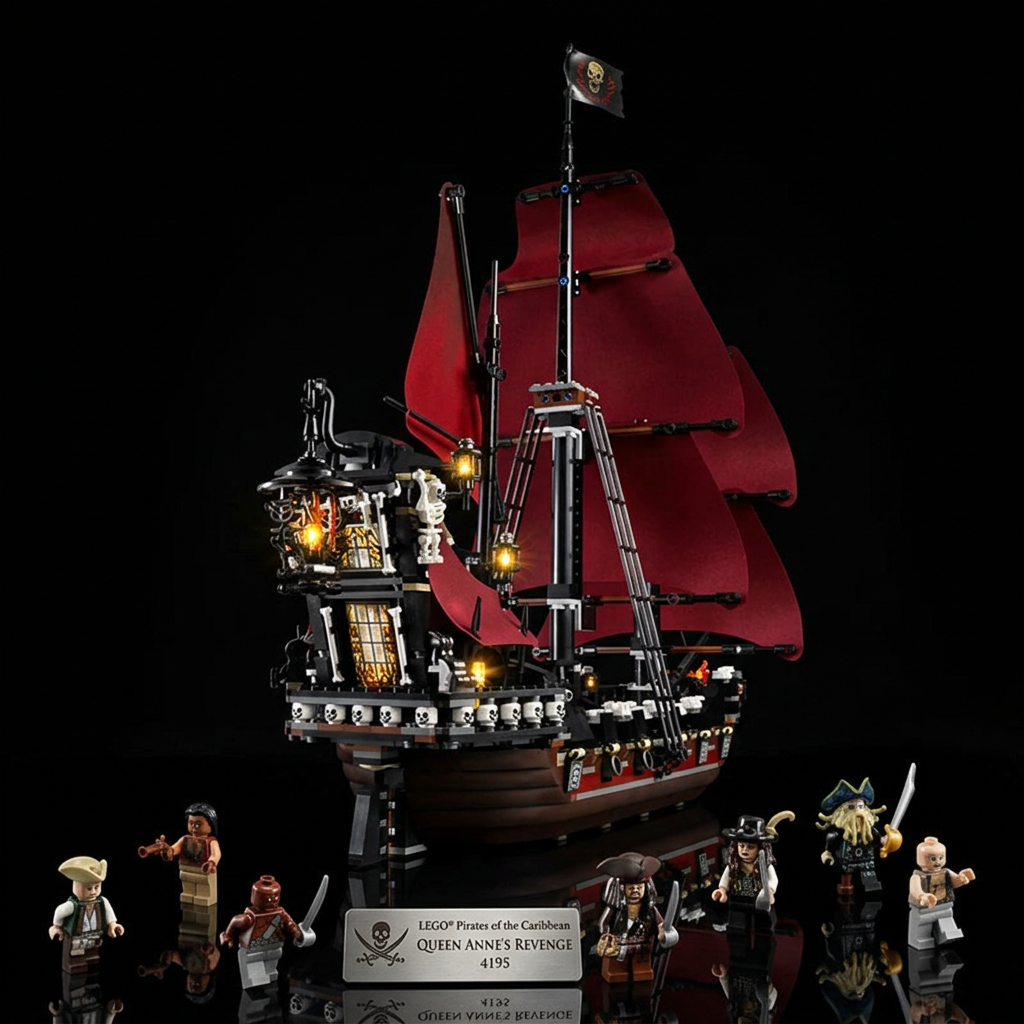 Piratas do Caribe - Vingança da Rainha Ana (1097 peças)