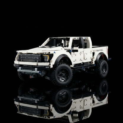 Ford F-150 Raptor Branca (1379 peças)