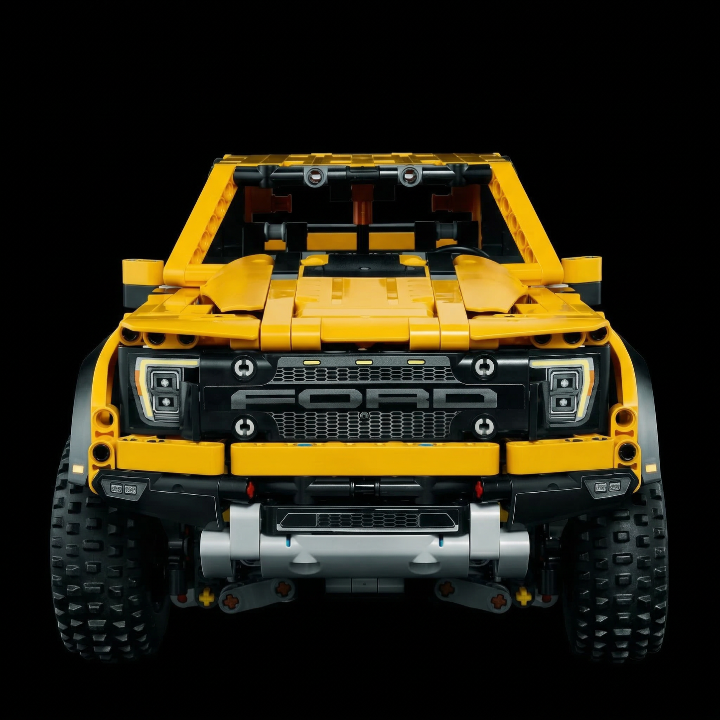 Ford F-150 Raptor Amarelo (1379 peças)