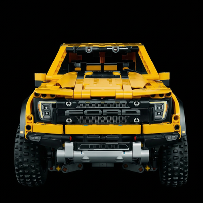 Ford F-150 Raptor Amarelo (1379 peças)