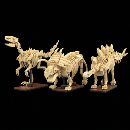 Dinossauros - Esqueletos 3 em 1 (825 peças)