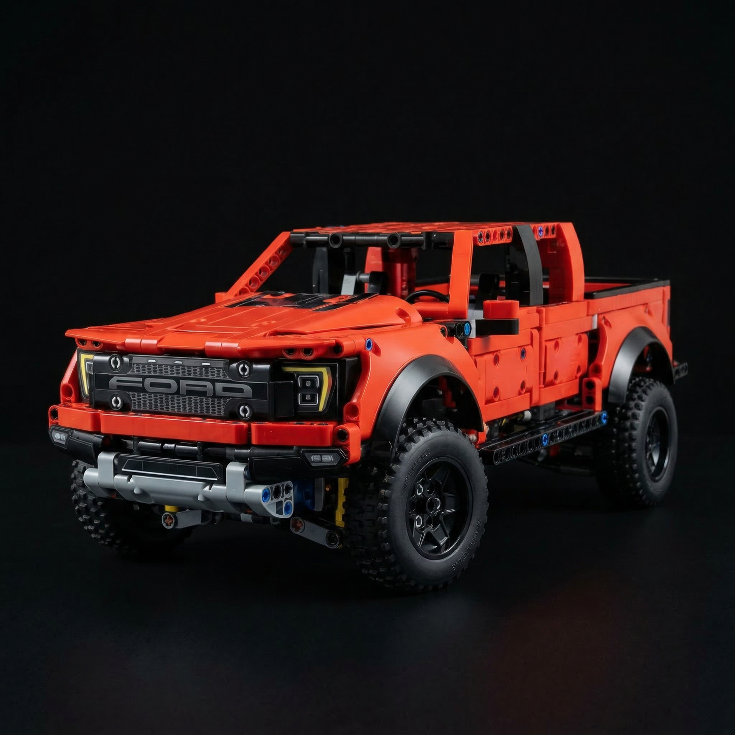 Ford F-150 Raptor Vermelho (1379 peças)
