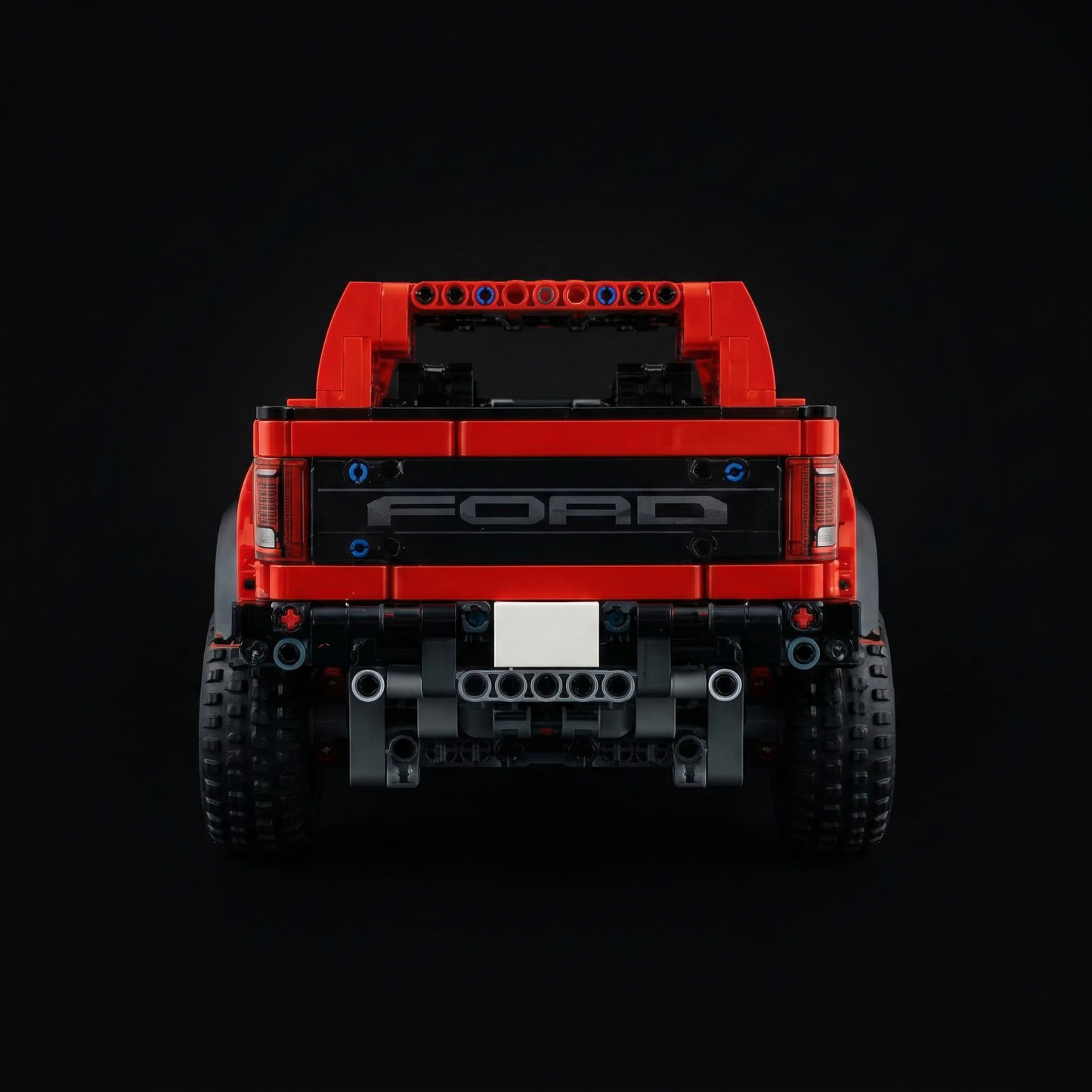 Ford F-150 Raptor Vermelho (1379 peças)