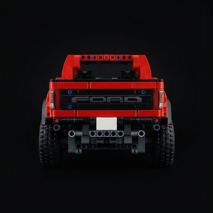 Ford F-150 Raptor Vermelho (1379 peças)