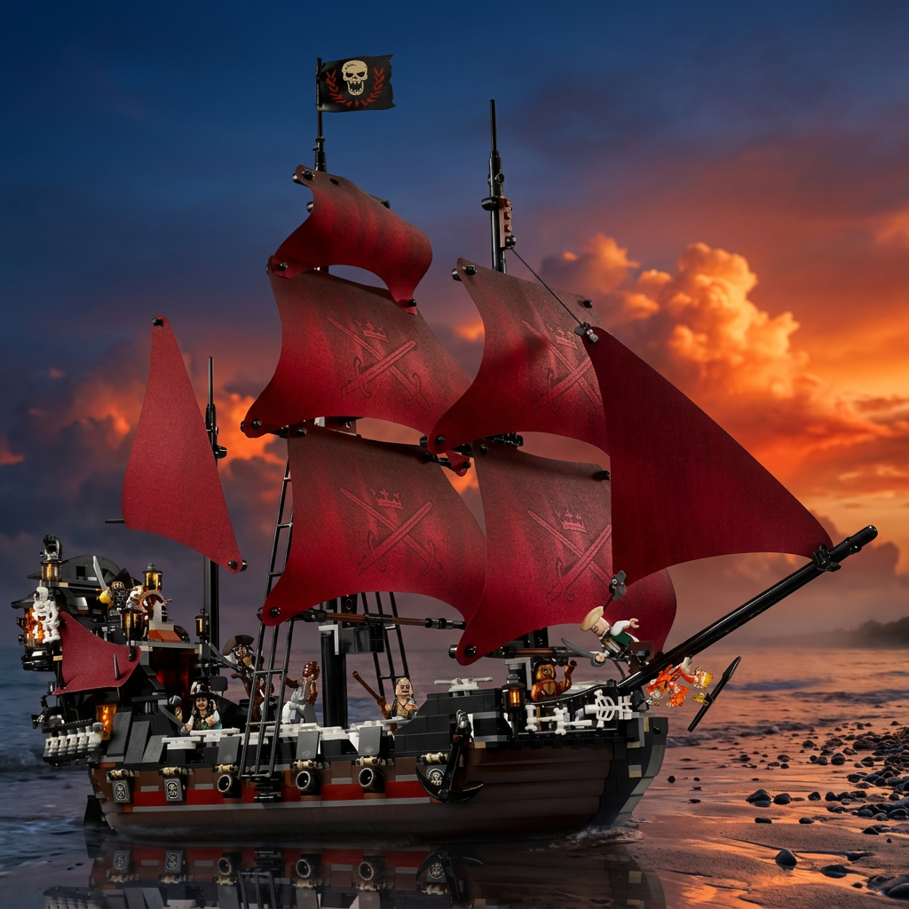 Piratas do Caribe - Vingança da Rainha Ana (1097 peças)