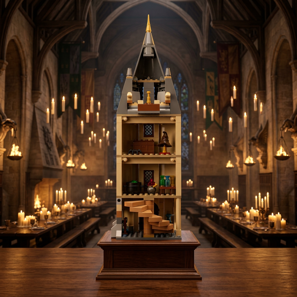 O Grande Salão de Hogwarts (878 peças)