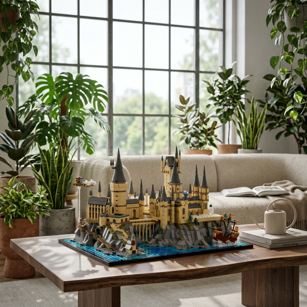 O Castelo e os Campos de Hogwarts (2660 peças)