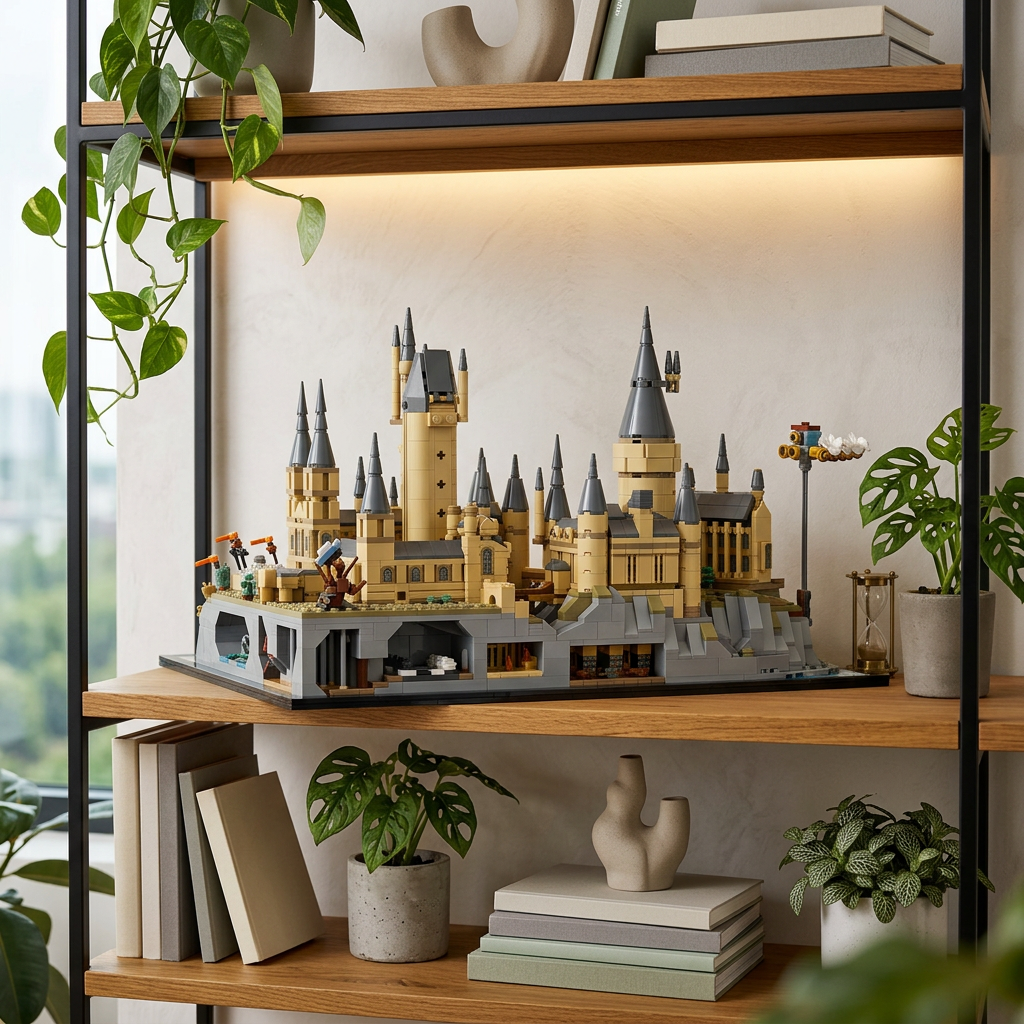 O Castelo e os Campos de Hogwarts (2660 peças)