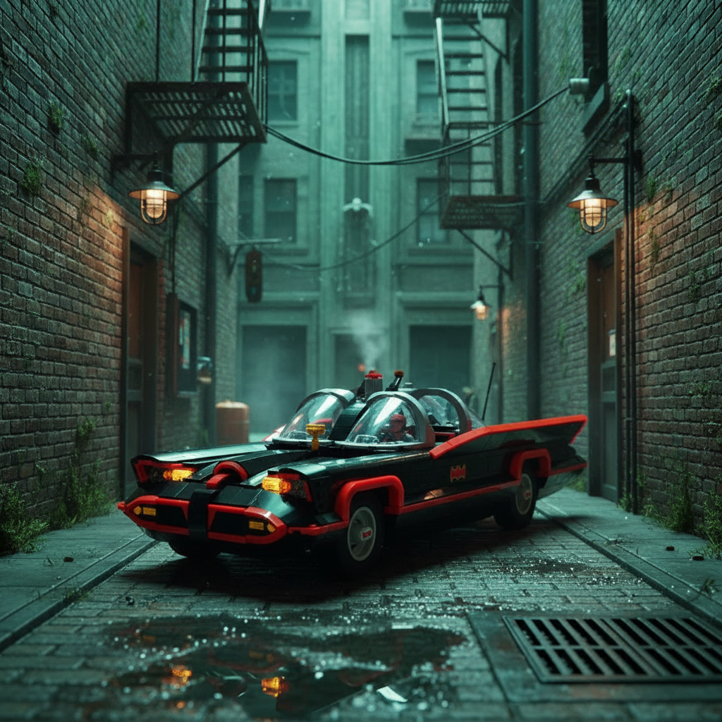 Batmóvel - Série Clássica (1822 peças)