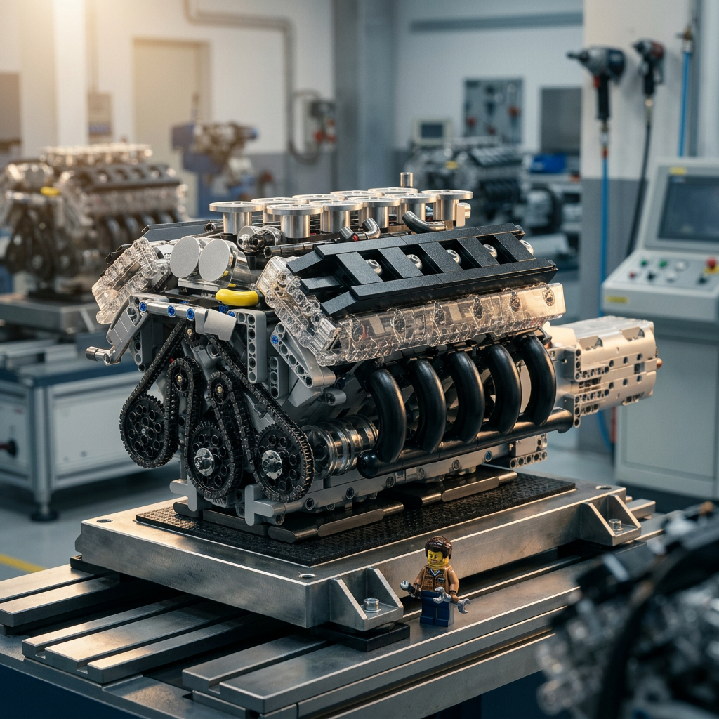 Motor V10 LFA (1834 peças)