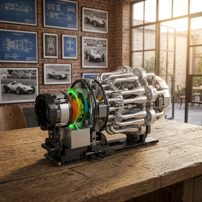 Motor Turbojato Mecânico (1214 peças)