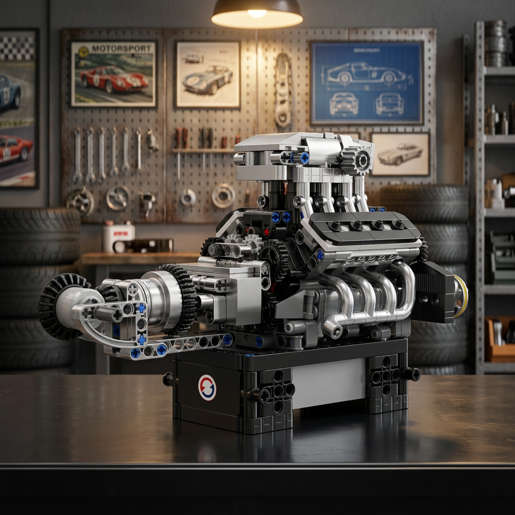 Motor V8 Turbinado (737 peças)
